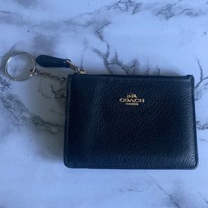 Coach card keychain